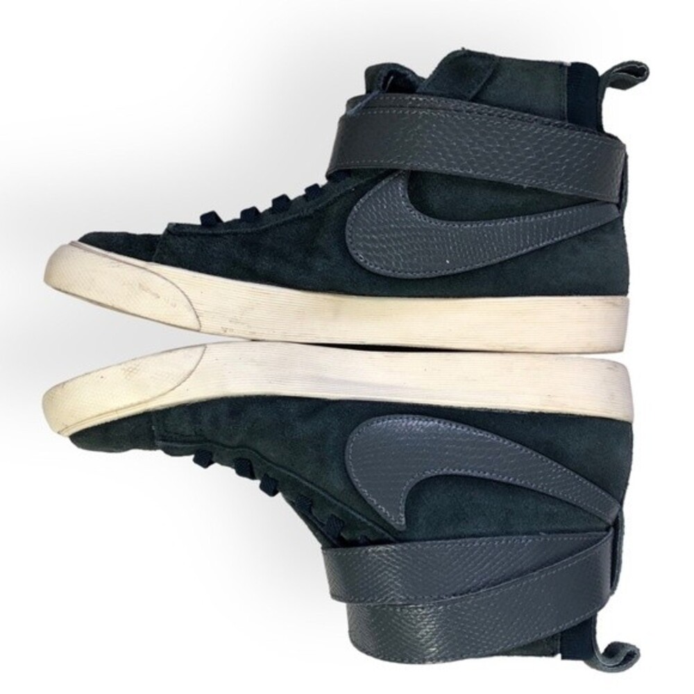 Nike Blue Suede Blazer Mid Twist High Top Sneakers